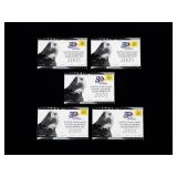 5- 2005 silver Proof quarter sets -x5 sets
