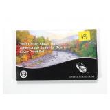 2013 Proof silver quarter set