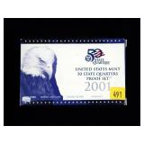 2001 Proof quarter set