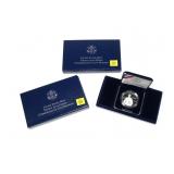 2- 2004 Thomas Edison Commemorative Proof dollars