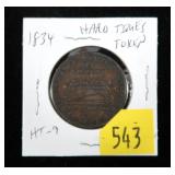 1834 Hard Times token HT-9