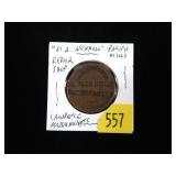 pacific/Mills Repair Shop counter stamped token