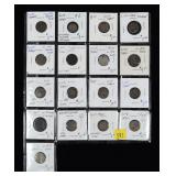 Lot, love tokens, mostly 90% silver, some foreign,