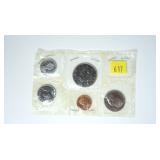 Partial set of 1969 Canadian Mint set