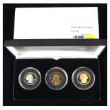 Set of Proof dollars: Susan B. Anthony, Sacagewea,