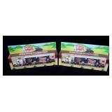 Lot, 2 Dunkin Donuts toy trucks, 1995