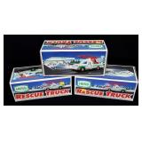 Lot, 3 Hess trucks, 1994