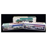 Lot, 3 Hess trucks, 1978, 1989, 1991