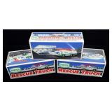 Lot, 3 Hess trucks, 1994, 1996