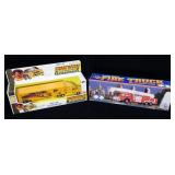 Lot, 2 toy trucks, 1992, 1995