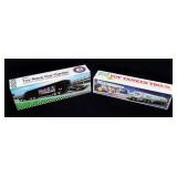 Lot, 2 toy trucks: Hess, Mobil