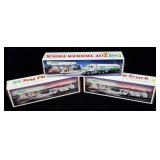 Lot, 3 Hess trucks, 1989, 1990