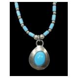 Ella Peter Navajo sterling silver turquoise