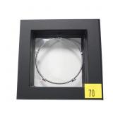 Sterling silver bangle with tanzanite, citrine,