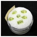Lot, assorted cut peridots, 3.05 ct. tw
