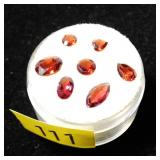 Lot, assorted cut garnets, 3.80 ct. tw