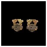 14K Yellow and rose gold Harley Davidson