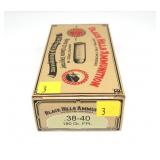 Box of .38-40 180-grain FPL cartridges, 50 Rds.