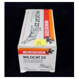 Brick of Winchester Wildcat .22LR cartridges, 500