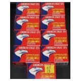 9- Boxes of .22LR hollow point cartridges, 50 per