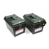 2- MTM Case Guard ammo cans -x2 cans