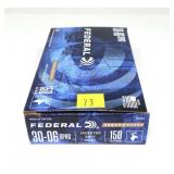 Box of .30-06 Sprg. 150-grain JHP cartridges, 20