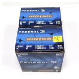 2- Boxes of 12 Ga. 3" No. 2 steel shot shells,
