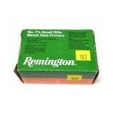 Case of 1,000 Remington No. 7 1/2 small rifle