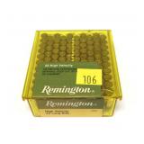 Case of Remington .22 LR cartridges, 100 Rds.