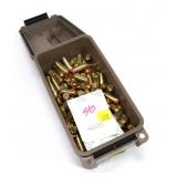 Lot, can of 450 Rounds of .40 S & W Ball