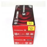 2- Boxes of .38 SPL 158-grain LRN cartridges,