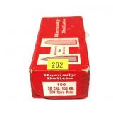 Box of Hornady .30 Cal. 150-grain .308 spire point