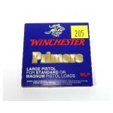 100 Winchester large pistol primers No. WLP for