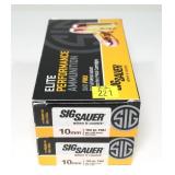 2- Boxes of SIG Sauer 10mm 180-grain FMJ