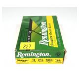 Box of 12 Ga. 2.75" rifled slugs, 5 rounds