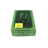 Box of Sierra .25 Cal. 117-grain Spitzer boat tail