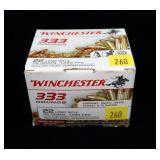 333-Round box of Winchester .22 LR hollow point