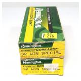 2- Boxes of .32 WIN Special 170-grain SP