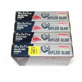 4- Boxes of Federal 12 Ga. 3" magnum hollow point