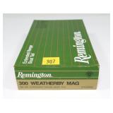 Box of Remington .300 WBY Mag. 190-grain