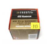 Box of .410 Ga. 2.5" 000 buckshot Personal Defense