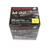 Box of Winchester M-22 .22 LR cartridges,