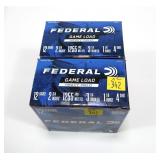 2- Boxes of 12 Ga. 2.75" No. 4 game loads,