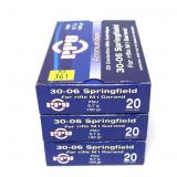 3- Boxes of .30-06 Springfield 150-grain