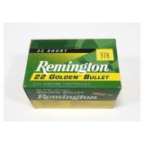 Brick of 500 Remington .22 Short cartridges,