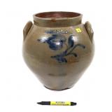 J & S Hart Oswego Mills 3 Gal. ovoid decorated