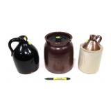 Lot: 3 pcs. of Stonewear, as is.