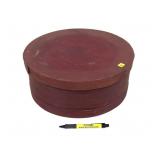 Primitive wooden Cheese box, 15.5" Diameter, 6" H