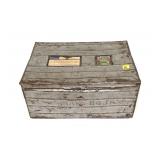 Vintage 4 Doz. Egg Shipping Box, 13.25" x 6.5" H