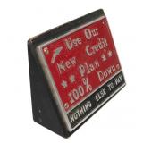 Vintage counter Sign,